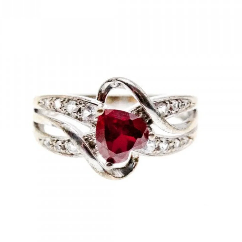925 Sterling Silver Spinel & CZ 